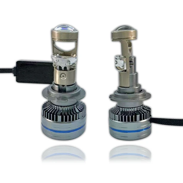 Led far ampulü beyaz H7 55w 12v 22000Lm csp chip lens canbus / LAAM980 - 1
