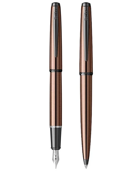 Scrikss Metropolis Dolma Kalem ve Tükenmez Kalem Takımı M Uç Rose 78MR ürün görseli