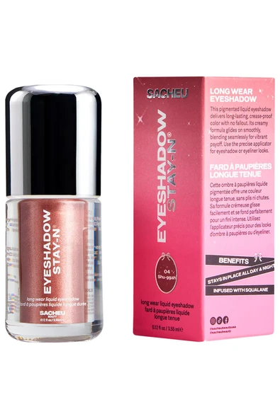 Sacheu Eyeshadow Stay-n Uzun Süre Kalıcı Likit Far 04 Shu-ggah 3.55ML - 3