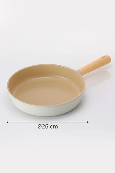 Fika Alüminyum Döküm Tava 26Cm, Bej - 3