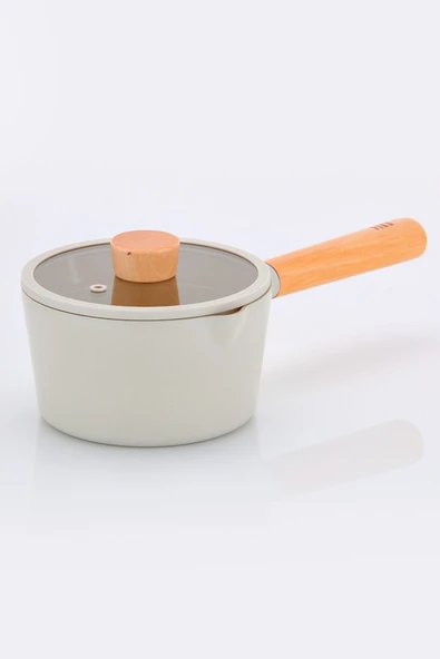 Fika Alüminyum Döküm Süt Tavası Cam Kapaklı 16cm