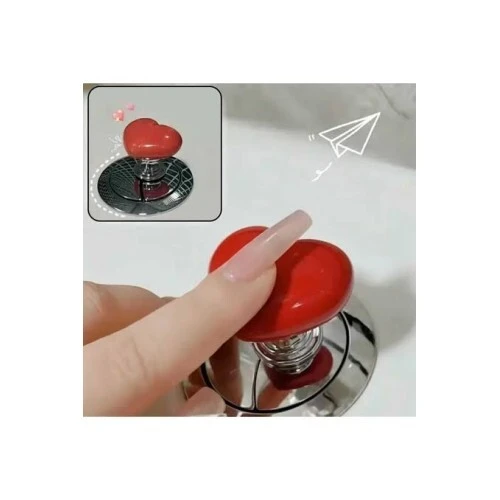 Klozet Sifon Tuşu Kalp Tasarımlı - Resim 5
