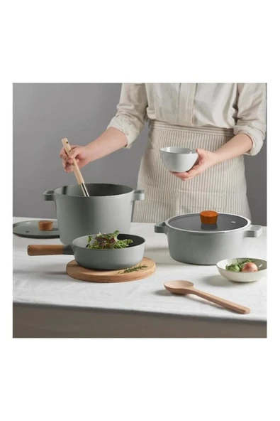 Fika Gri 28 Cm Döküm Grill Tava - 4