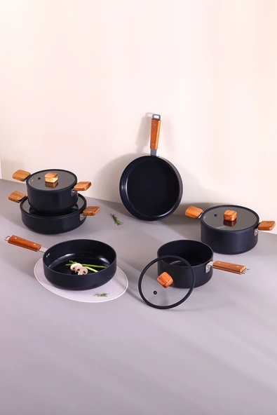 Bıen Alüminyum Döküm Tencere Seti, 10 Prç - 2