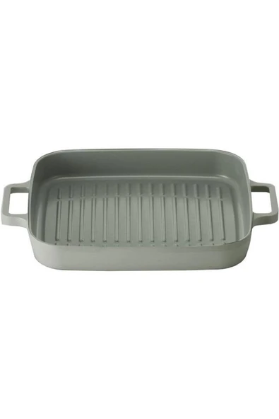 Fika Gri 28 Cm Döküm Grill Tava - 3