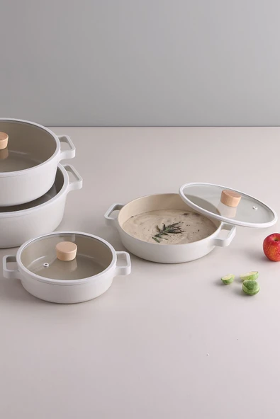 Fika Sahan Set 2'Li 20-22 Cm Bej