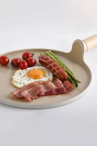 Fika Alüminyum Döküm Krep Tava 26Cm Bej - 5