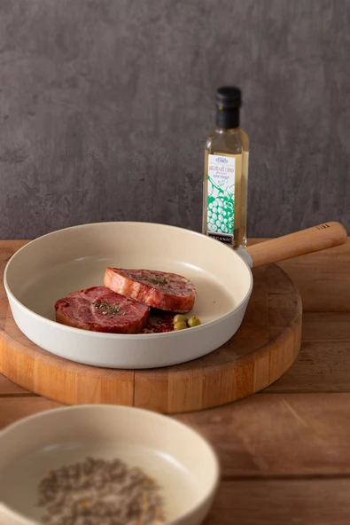 Fika Alüminyum Döküm Tava 26Cm, Bej - 4