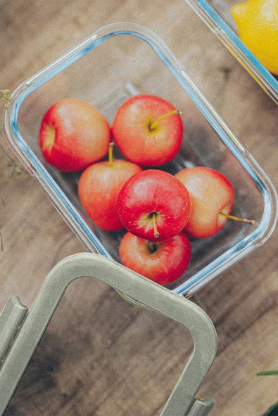 Fika Glace Cam Saklama Kabı 1900Ml Gri