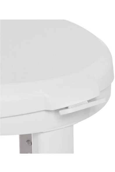 Primanova Cappadocıa Daire Tabure Döner Üst Tablalı Ve Ayarlı Beyaz - 2