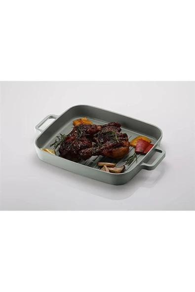 Fika Gri 28 Cm Döküm Grill Tava