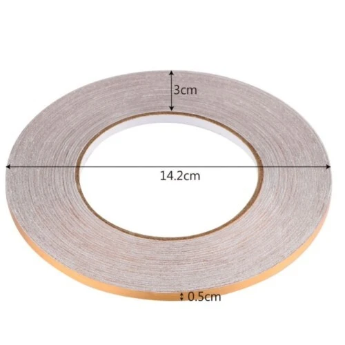 0.5 cm 50 Metre Gold Fayans Arası Şerit Bant - Resim 3