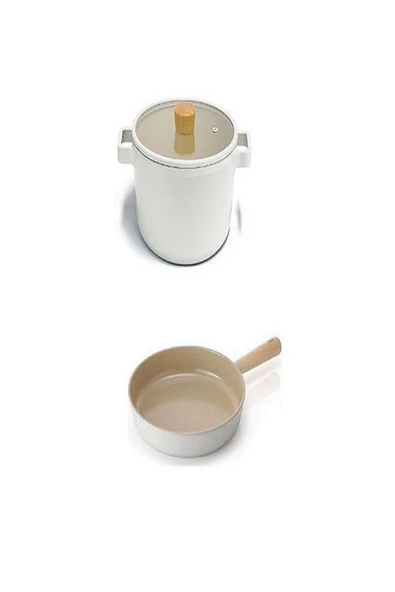 Neofilam Fika Alüminyum Döküm 28cm Tava & 26cm Döküm Derin Tencere Seti