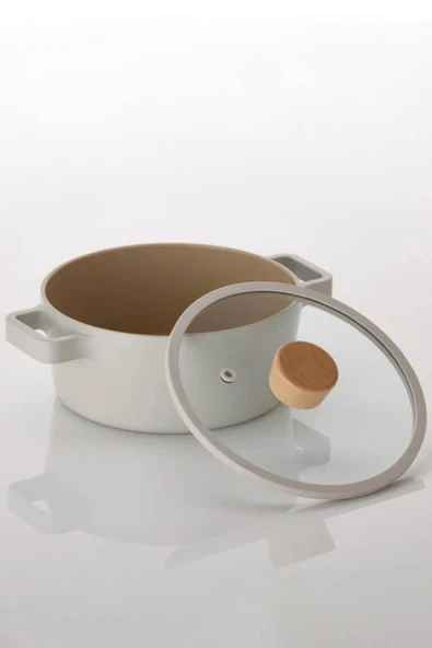 Fika Alüminyum Döküm Tencere Cam Kapaklı 18cm D-neof18c - 2