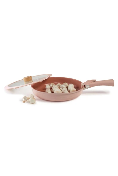 Midas Pembe ( 9 6 ) 15 Parça Ayrılabilen Saplı Iç Içe Geçebilen Tencere Tava Seti - 6