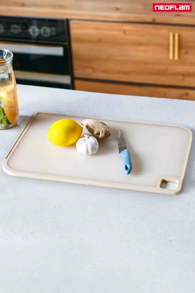 Fika Kesme Tahtası Büyük 305*445*9 Mm Bej