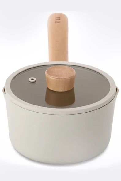 Fika Alüminyum Döküm Süt Tavası Cam Kapaklı 16cm - 4