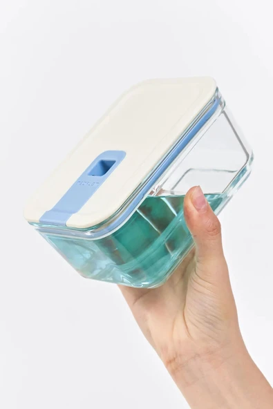 Perfect Seal 2 li Cam Saklama Kabı 1600ml - 3