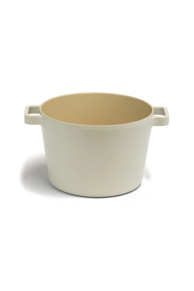 Fika Indüksiyonlu Cam Kapaklı Alüminyum Derin Döküm Tencere 22 Cm X 15cm - 3