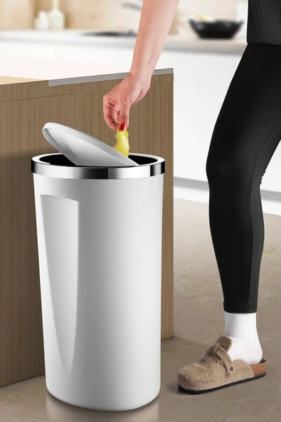 Lenox 35lt Çöp Kovası-beyaz - Resim 2