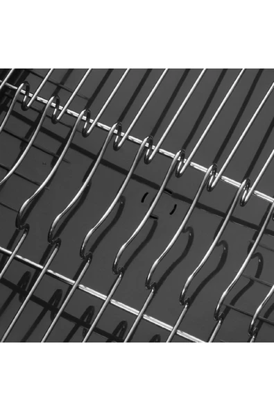 Primanova Bianka Paslanmaz Bulaşıklık Gri Büyük 51x32x17 cm - Resim 4