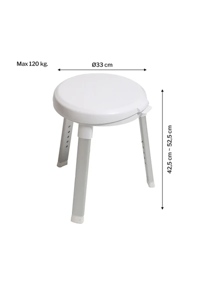 Cappadocıa Döner Tablalı Daire Tabure - 5