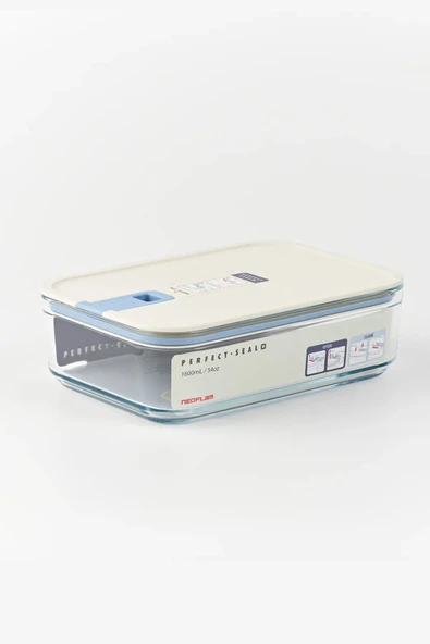 Perfect Seal 2 li Cam Saklama Kabı 1600ml - 2