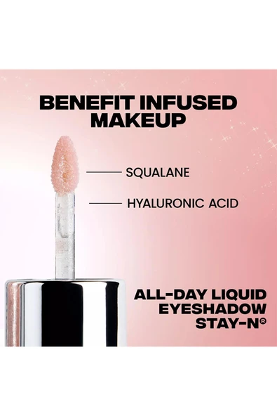 Sacheu Eyeshadow Stay-n Uzun Süre Kalıcı Likit Far 01 Candy Dippd 3.55ML - 5