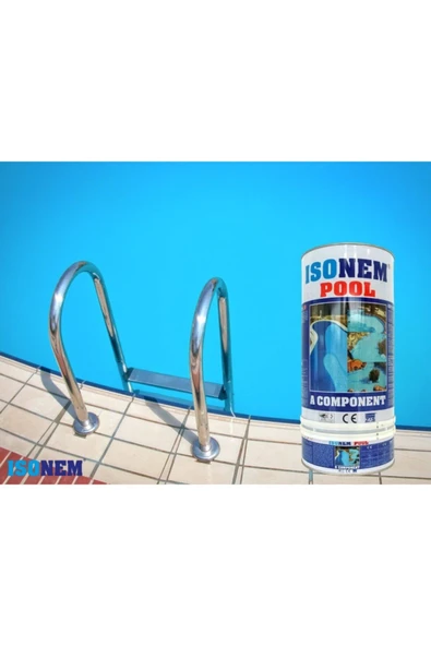 Pool Havuz Boyası 4+0,5 Kg = 4,5 Kg Renk : Mavi Çift Kompenatlı - 3