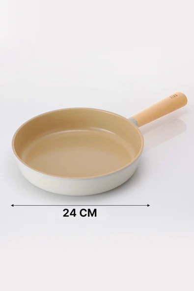 Fika Alüminyum Döküm Tava 24Cm, Bej - 3