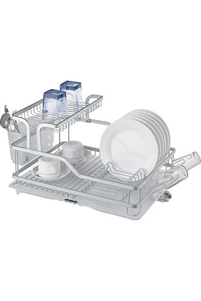 Primanova Bianka Bulaşıklık Alüminyum Paslanmaz Iki Katlı D-14657 ürün görseli 1