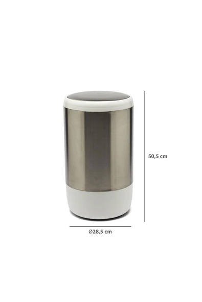 M-E12-01 Lima 20Lt Çöp Kovası Beyaz - 2