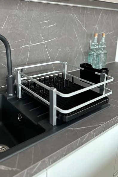 Blanca Paslanmaz Aluminyum Bulaşıklık-Siyah ürün görseli 1