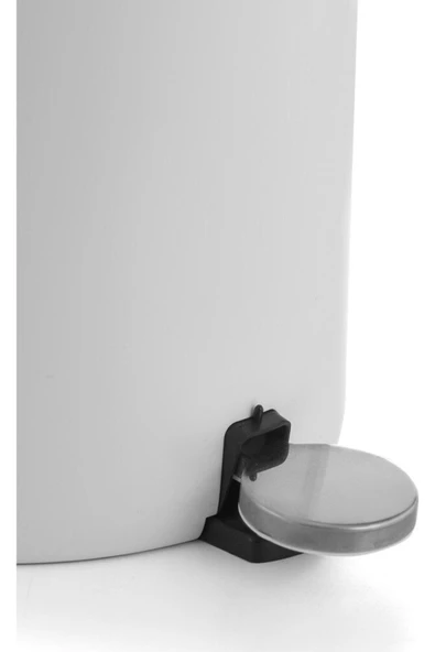 Primanova Lenox Pedallı Çöp Kovası Beyaz 5 Lt - M-e66-01 - 5