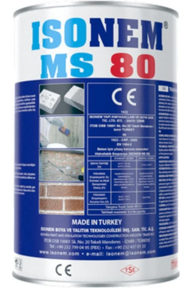 Ms 80 - Doğal Görüntüyü Bozmayan Dış Cephe Şeffaf Su Yalıtımı - 3,5 Lt - 1