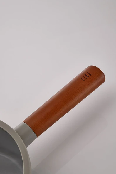 Fika Cam Kapaklı Alüminyum Döküm Sos Tenceresi 18 Cm Gri - 5