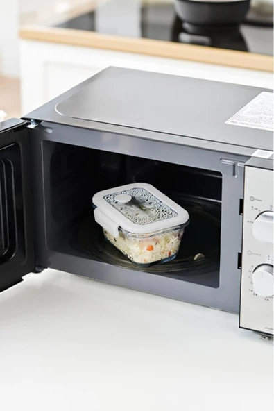 Fika Glace Bej Vakumlu 4 Parça Saklama Kabı 460 ML - 4