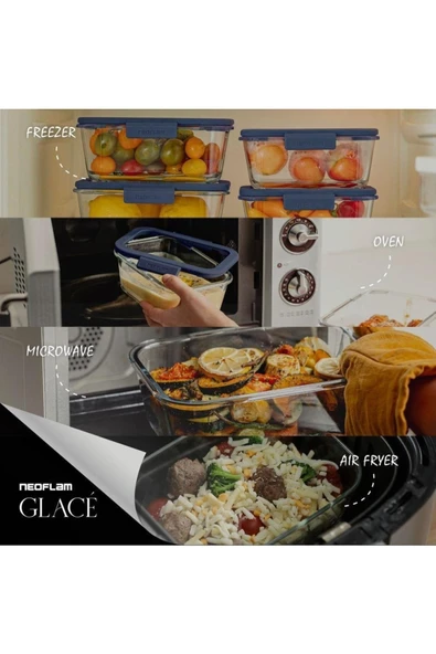 Fika Glace Bej Saklama Kabı 1900 Ml - 4