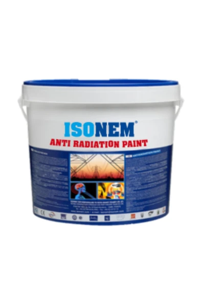 İSONEM Anti Radıatıon Paint Elektromanyetik Radyasyondan Korunma Boyası 5L ürün görseli 1