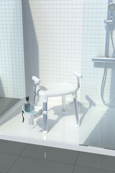 Cappadocıa Kollu Yaşlı Ve Engelli Destek Banyo Sandalyesi - 3