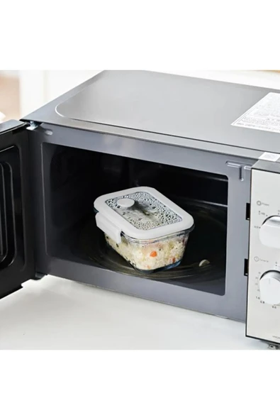 Fika Glace Bej Vakumlu 4 Parça Saklama Kabı 460 ml 800 ml - 3