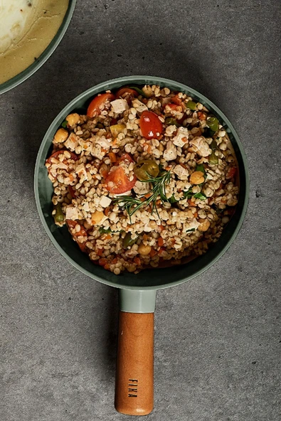 Fika Alüminyum Döküm Wok Tava 26Cm Gri - 4