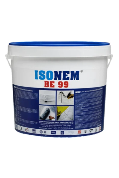 İSONEM BE99 %300 Elastik Geçirimsiz Dış Cephe Boyası 5KG ürün görseli 1