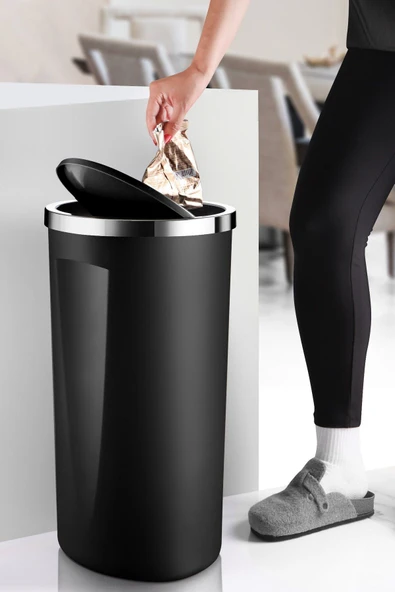 Lenox 35 Lt Döner Kapaklı Banyo Mutfak Ofis Çöp Kovası - 2