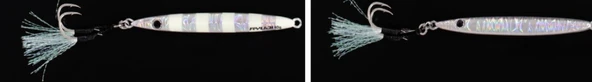 RYUJI SLIM JET JIG 40GR ZEBRA GLOW - 1