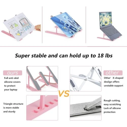 Ayarlanabilir Laptop Standı 7 Kademe - Resim 2
