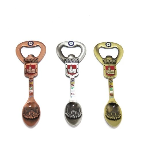 İstanbul Temalı Metal Magnet Ve Açacak Kaşık Tasarımlı ürün görseli