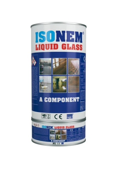 Lıquıd Glass (sıvı Cam) Fayans Seramik Balkon Için Şeffaf Su Yalıtım Malzemesi 2 Kg - 1