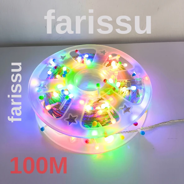 100 Metre RGB Peri LED Işık – Fişli Dış Mekan Dekoratif Şerit Yılbaşı Aydınlatması - 4