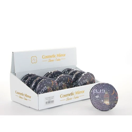 Taşlı İstanbul Tasarımı El Aynası İnce Model 22 ürün görseli